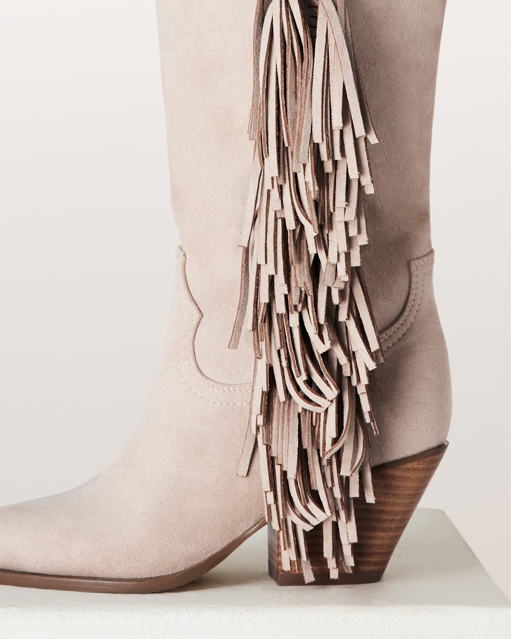 ARDIE - LIGHT BEIGE SUEDE