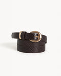BELLA BELT - CHOCOLATE SCALE-GOLD