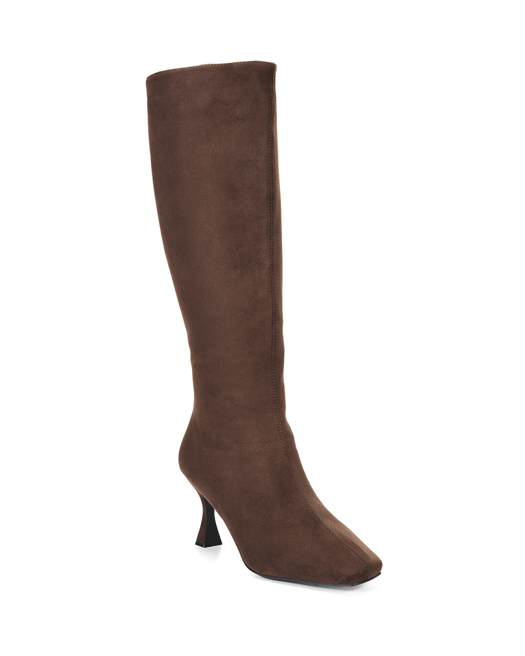 CORBIN EXTENDED CURVE - DARK CACAO SUEDE