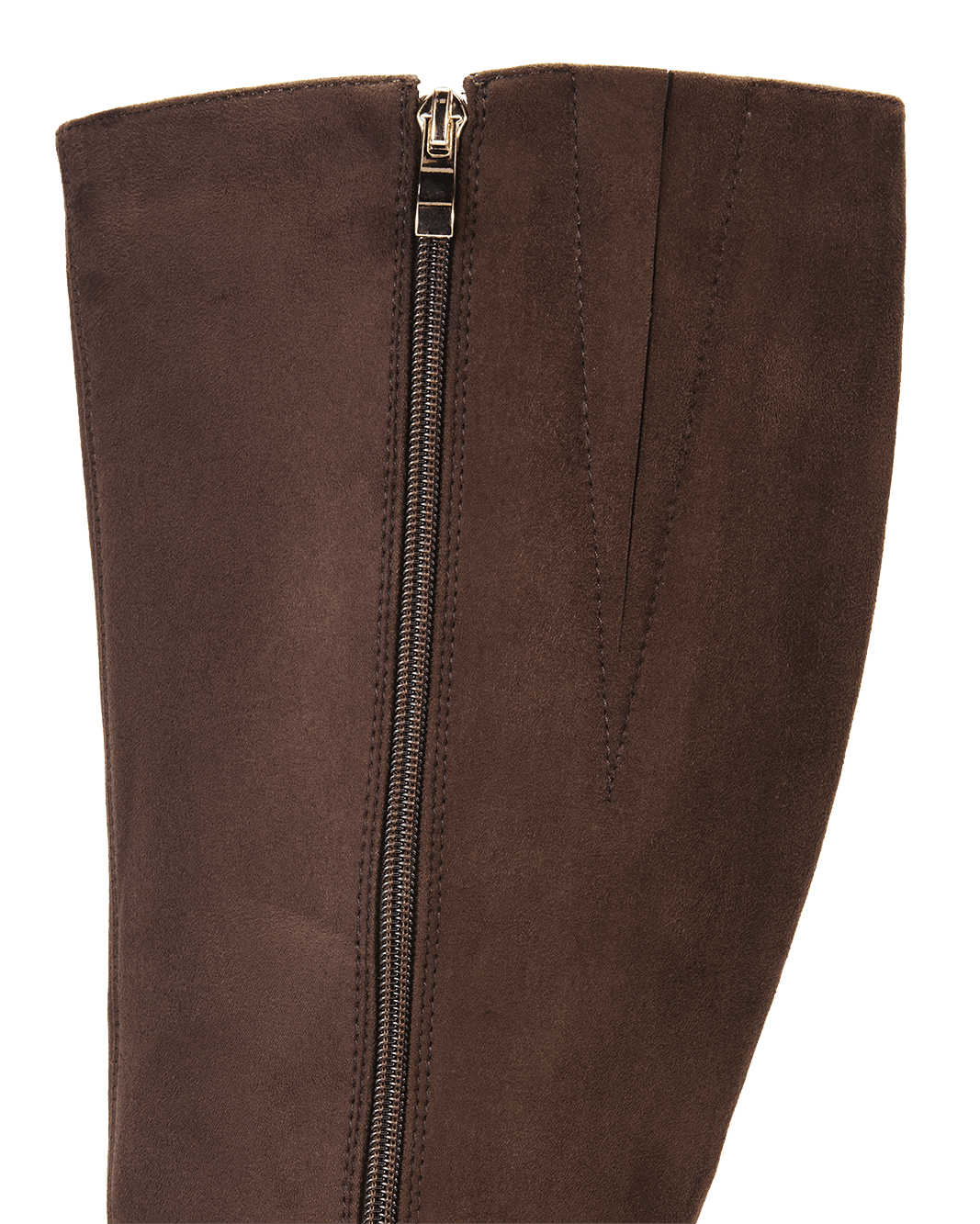 CORBIN EXTENDED CURVE - DARK CACAO SUEDE