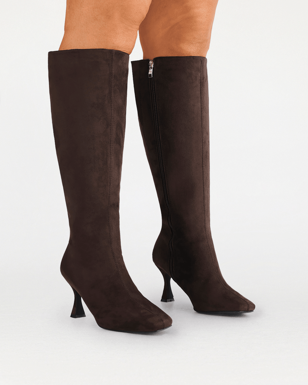 CORBIN CURVE - DARK CACAO SUEDE