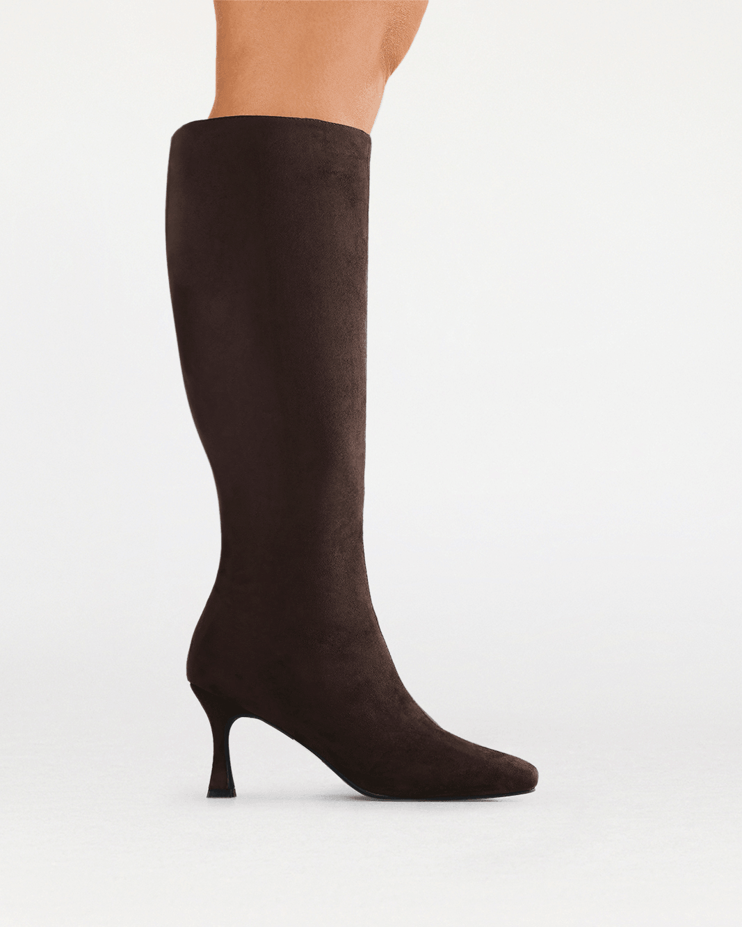 CORBIN CURVE - DARK CACAO SUEDE