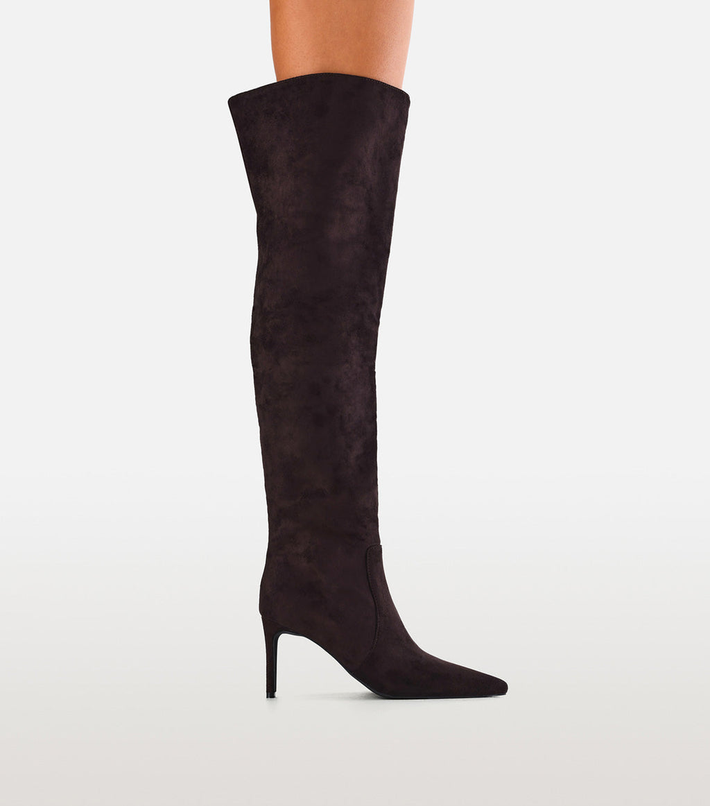 DAYSHA - DARK CHOCOLATE SUEDE