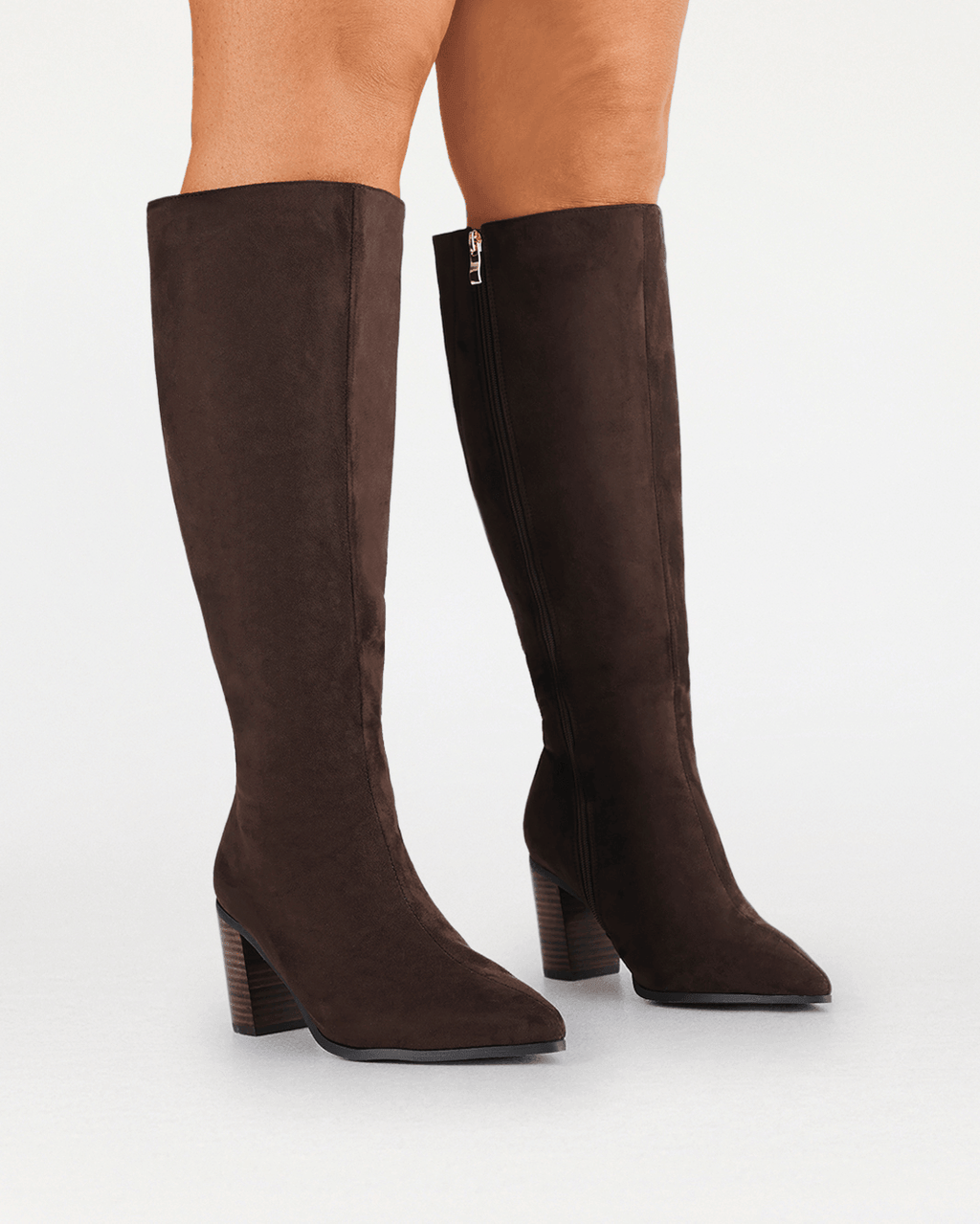 DESTINY CURVE - DARK CACAO SUEDE