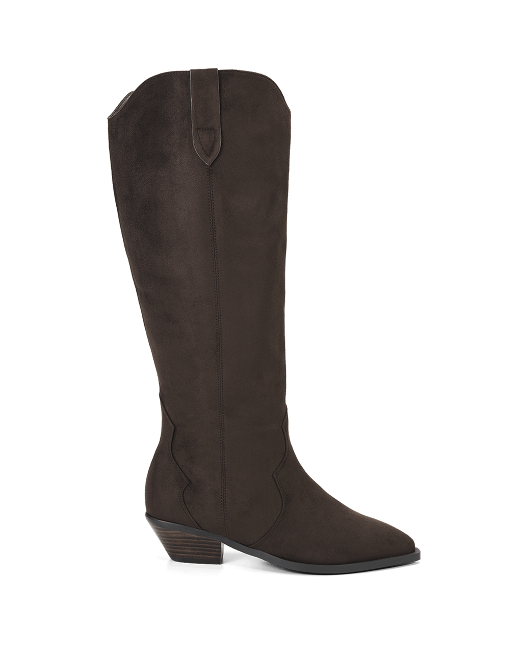 HELIX EXTENDED CURVE - DARK CACAO SUEDE
