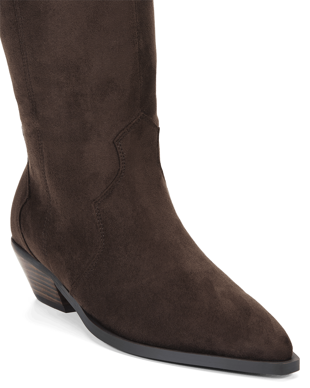 HELIX EXTENDED CURVE - DARK CACAO SUEDE