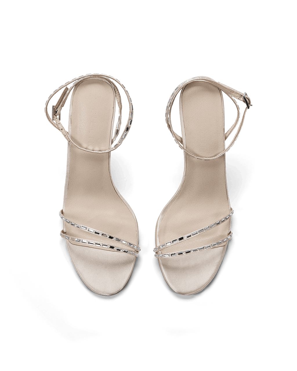 HUXLEE - CHAMPAGNE SATIN-DIAMANTE