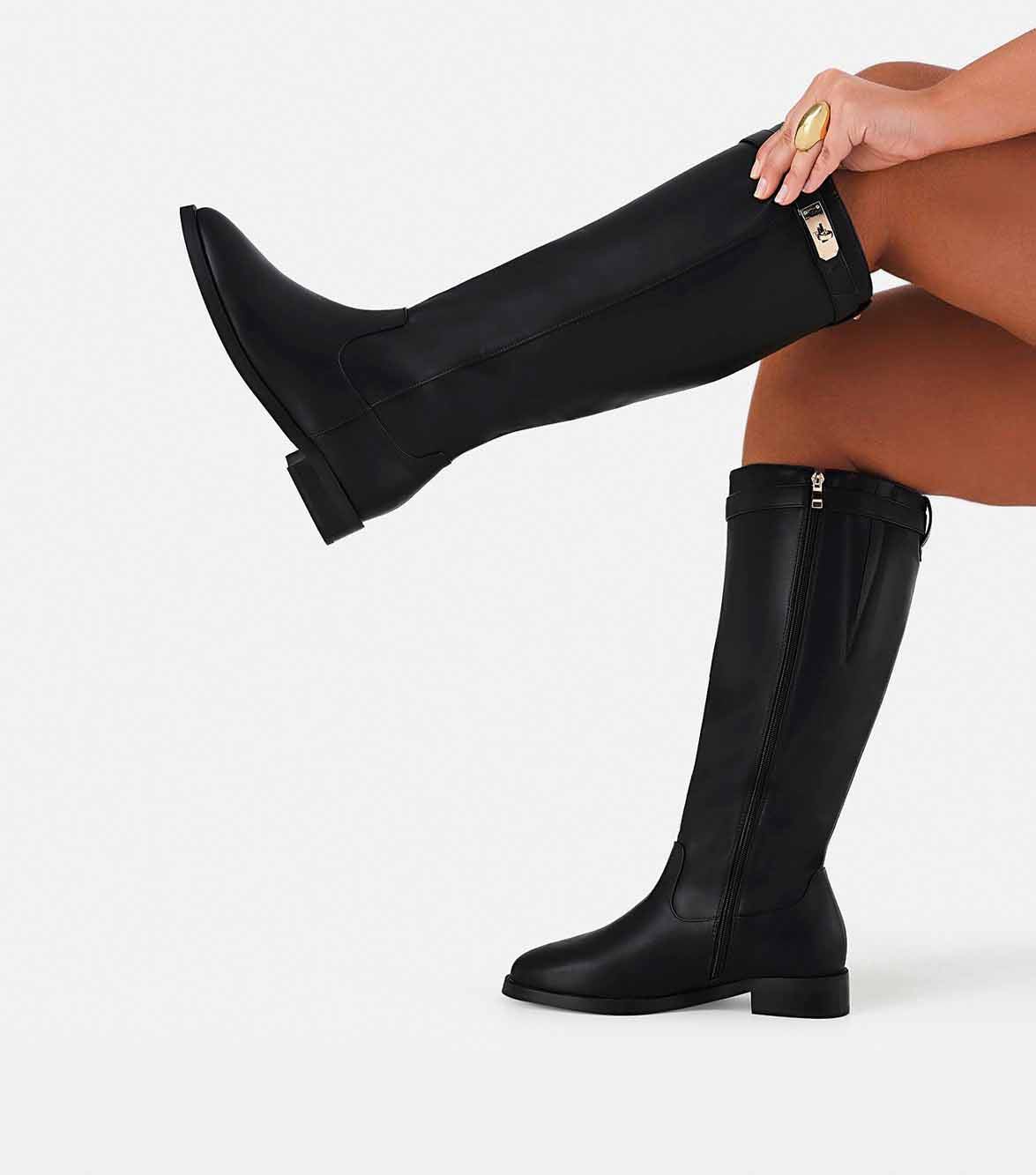 NOEMI EXTENDED CURVE - BLACK