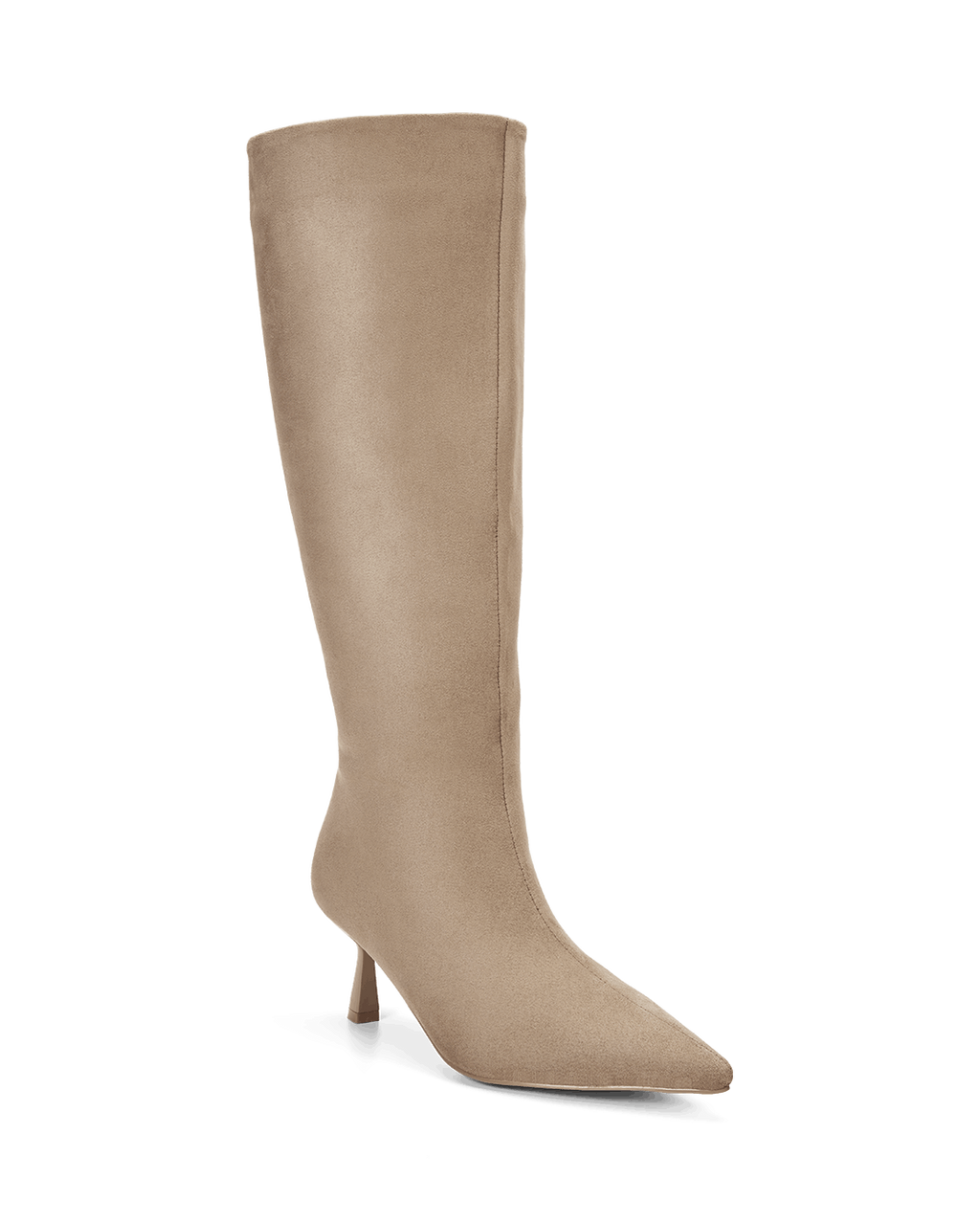 PORTIE CURVE - STONE SUEDE