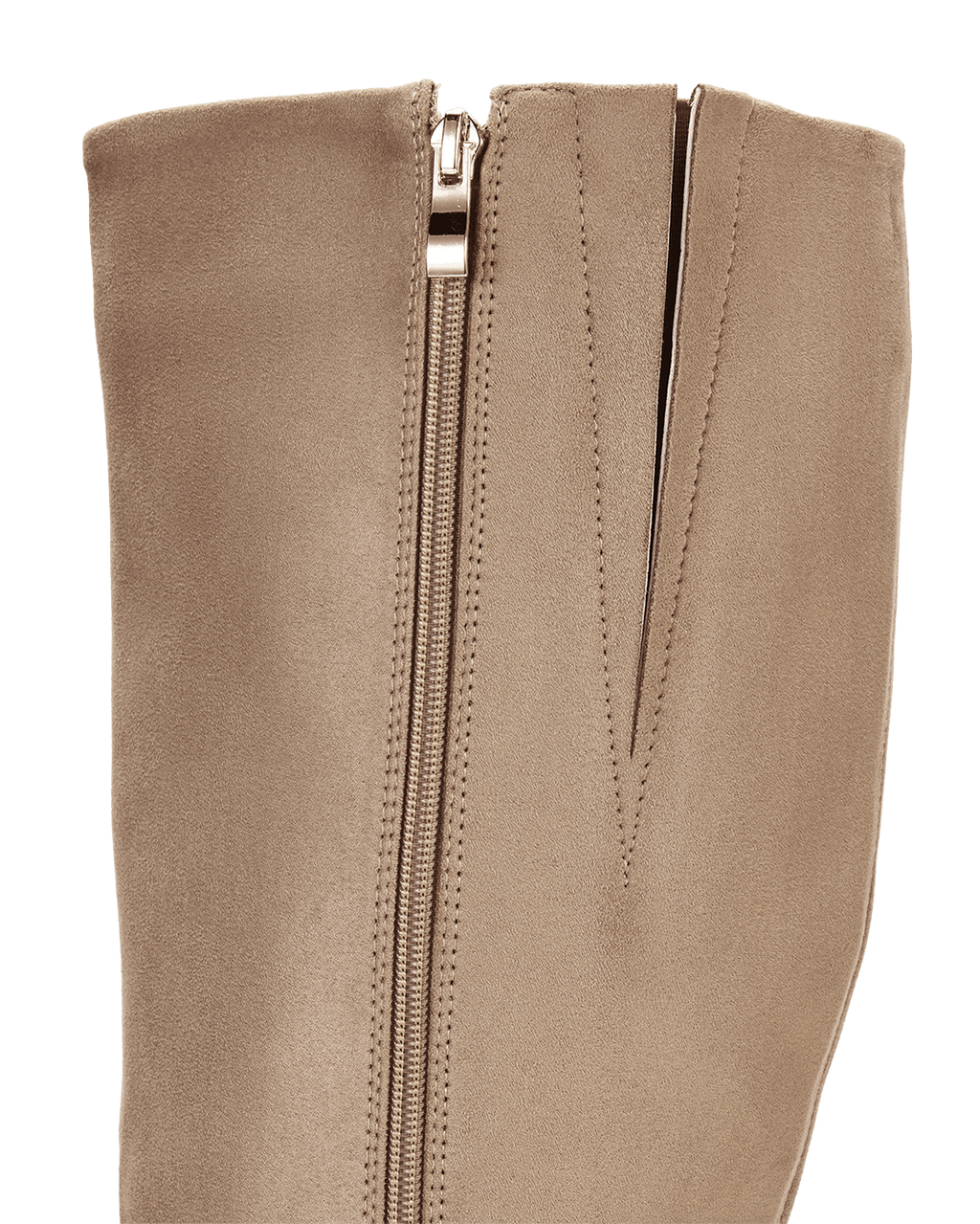 PORTIE CURVE - STONE SUEDE