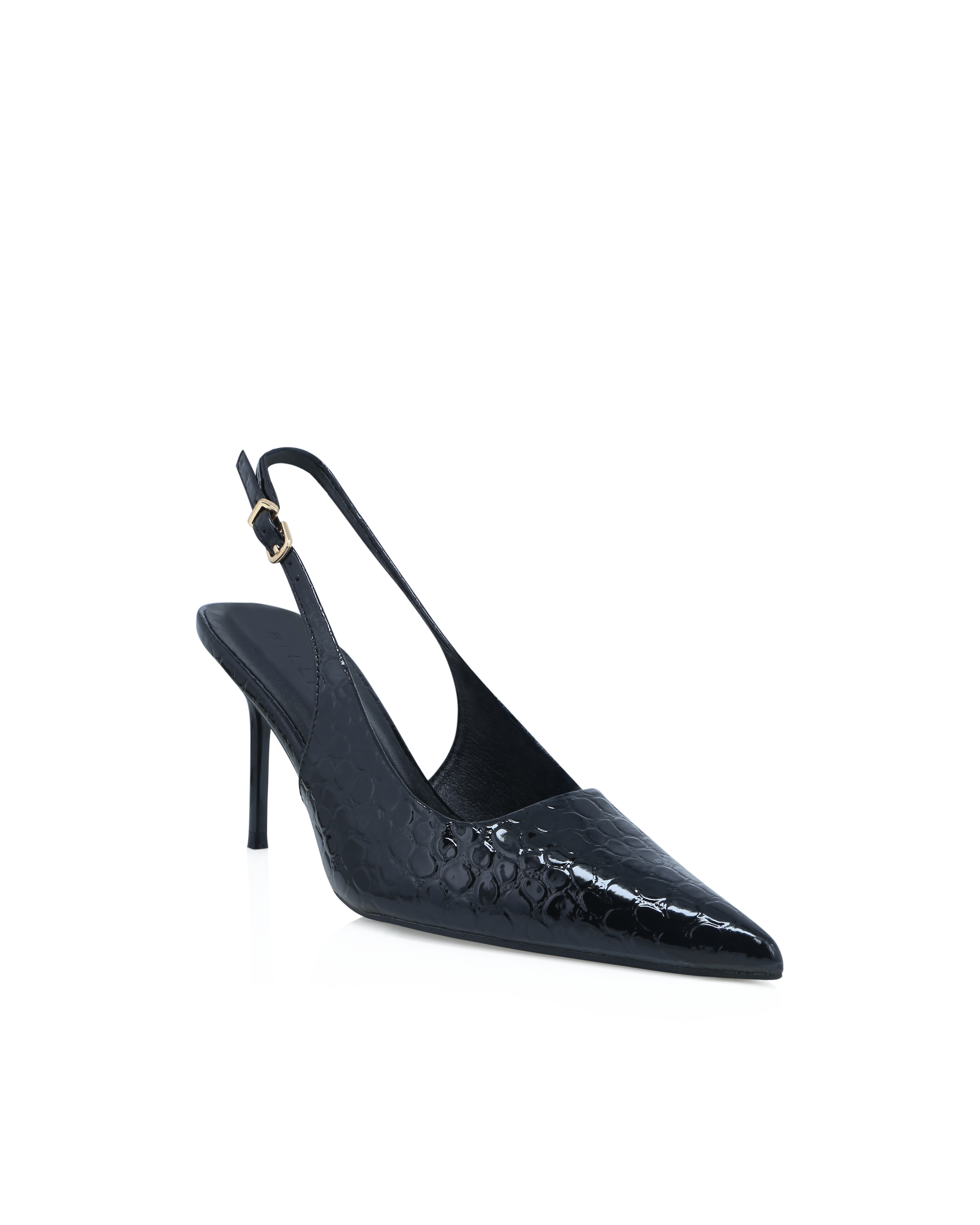 ROONEY - BLACK GLOSS CROC