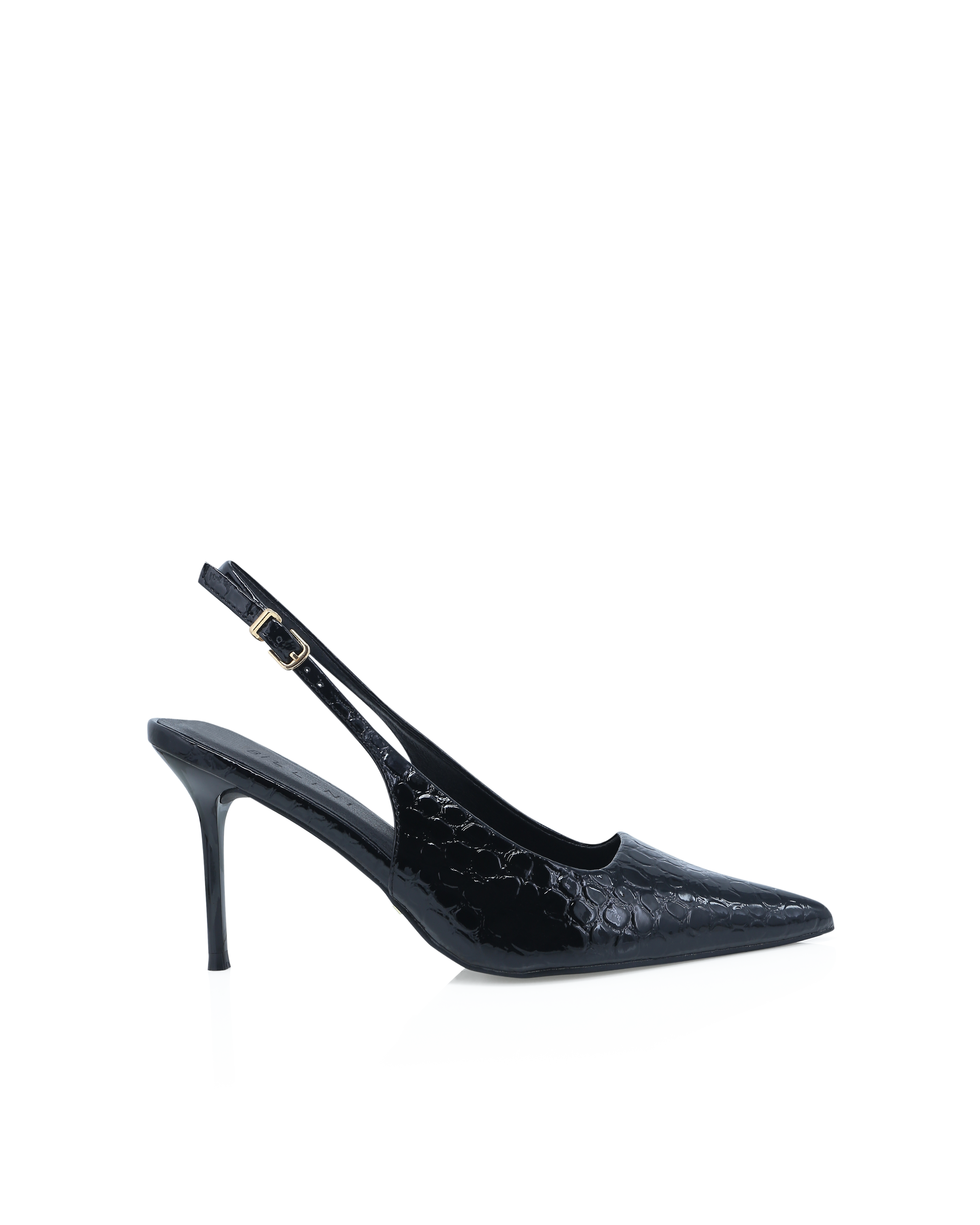 ROONEY - BLACK GLOSS CROC